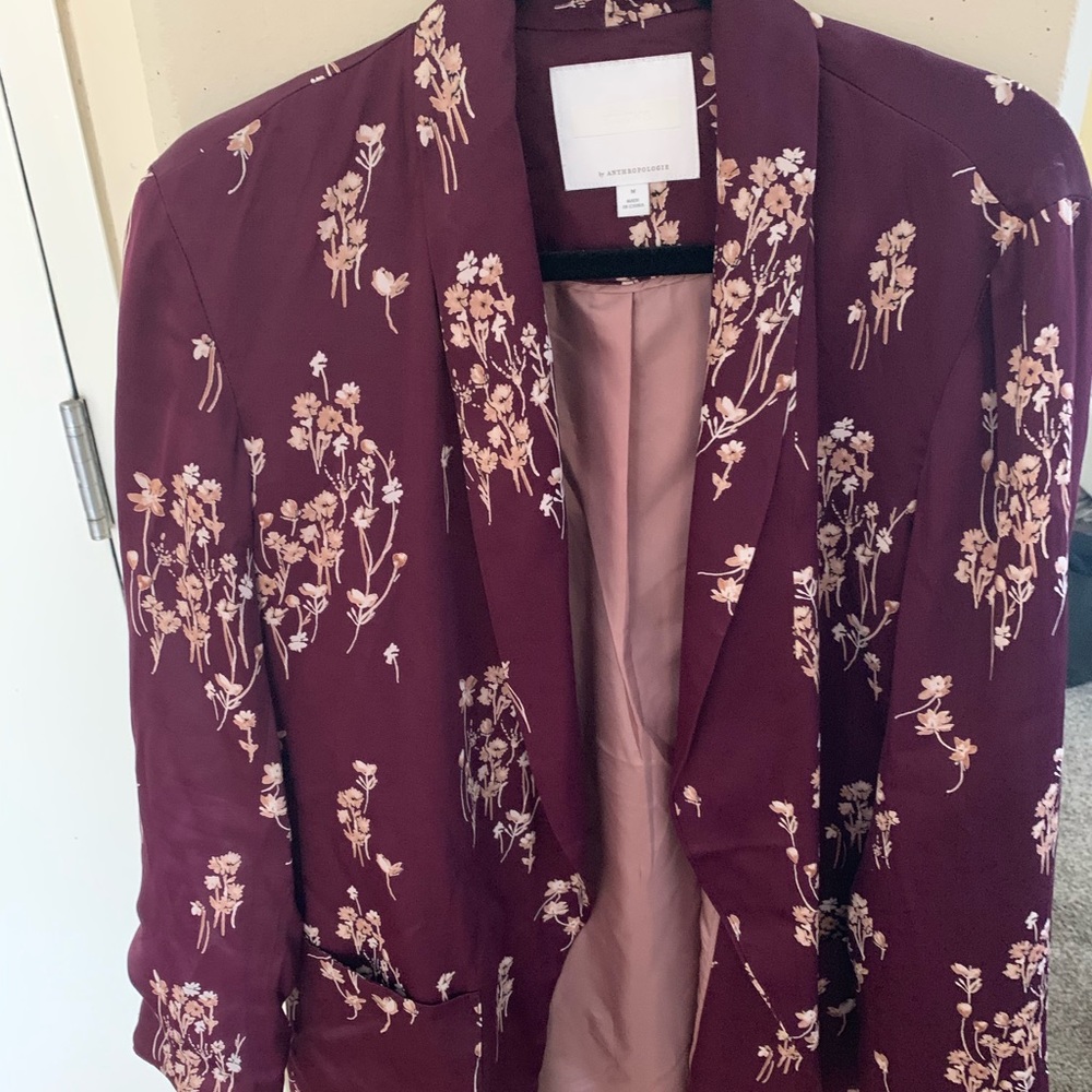 Silk blazer